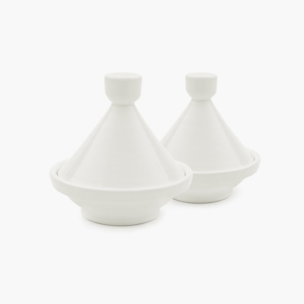 Mini Tagine blanc uni