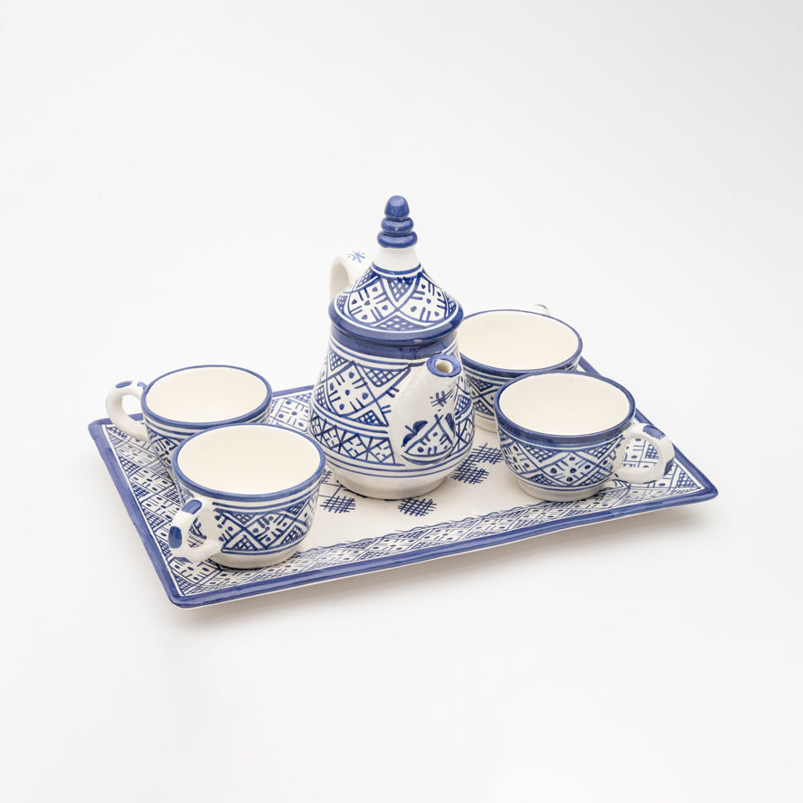 Breque café ensemble - Amazigh bleu