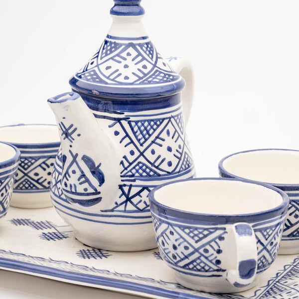 Breque café ensemble - Amazigh bleu