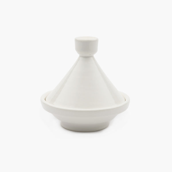 Mini Tagine blanc uni